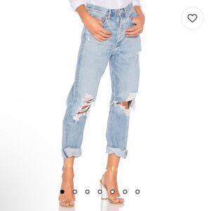 AGOLDE 90's Mid Rise Loose Fit in Fall Out Size 33 Revolve